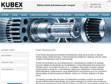 Tablet Screenshot of kubex.com.pl